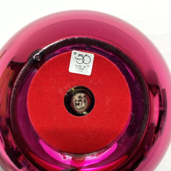 Department 56 Holiday Department 56 Pink Mercury Glass Votive